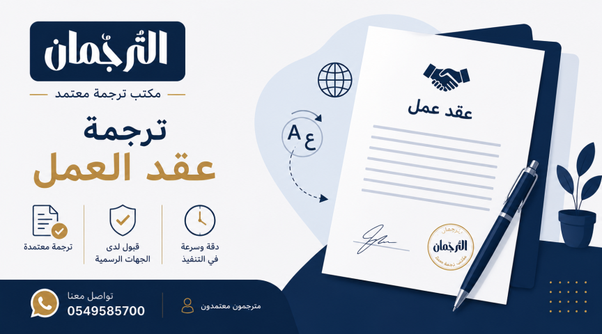 ترجمة عقود عمل